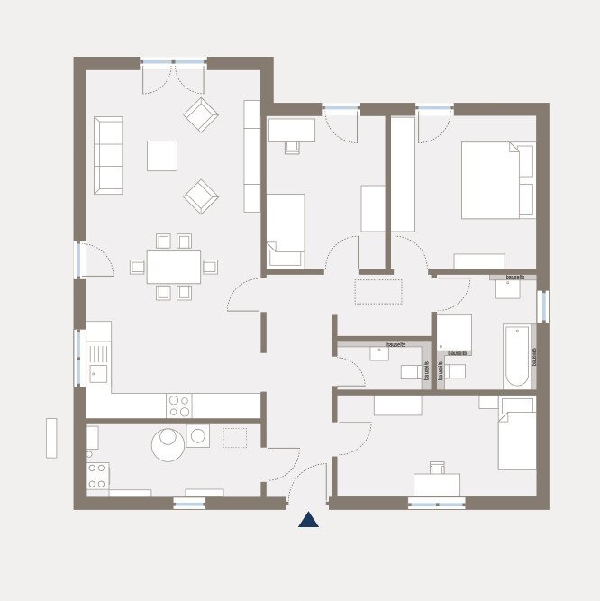 Individuell gestaltbar und nachhaltig - Bauen Sie Ihr Traum-Bungalow 3 zimmer