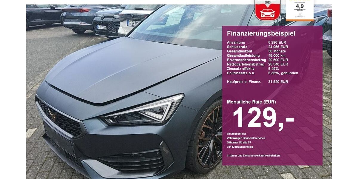 Cupra Leon 28.500 km 31.820 &euro; Albbruck 79774