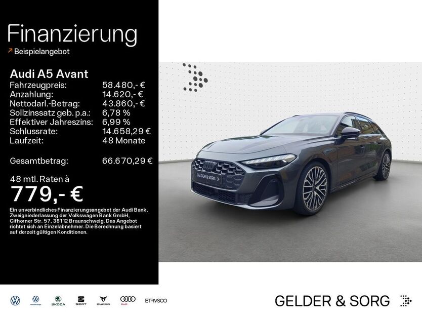 Audi A5 16.990 km 58.480 € Ebern 96106