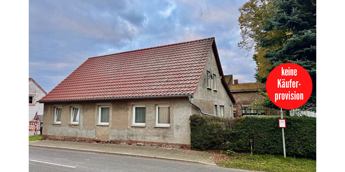 HORN IMMOBILIEN ++ Einfamilienhaus bei GartzOder in ruhiger Lage und mit Ausbaureserve 3 zimmer