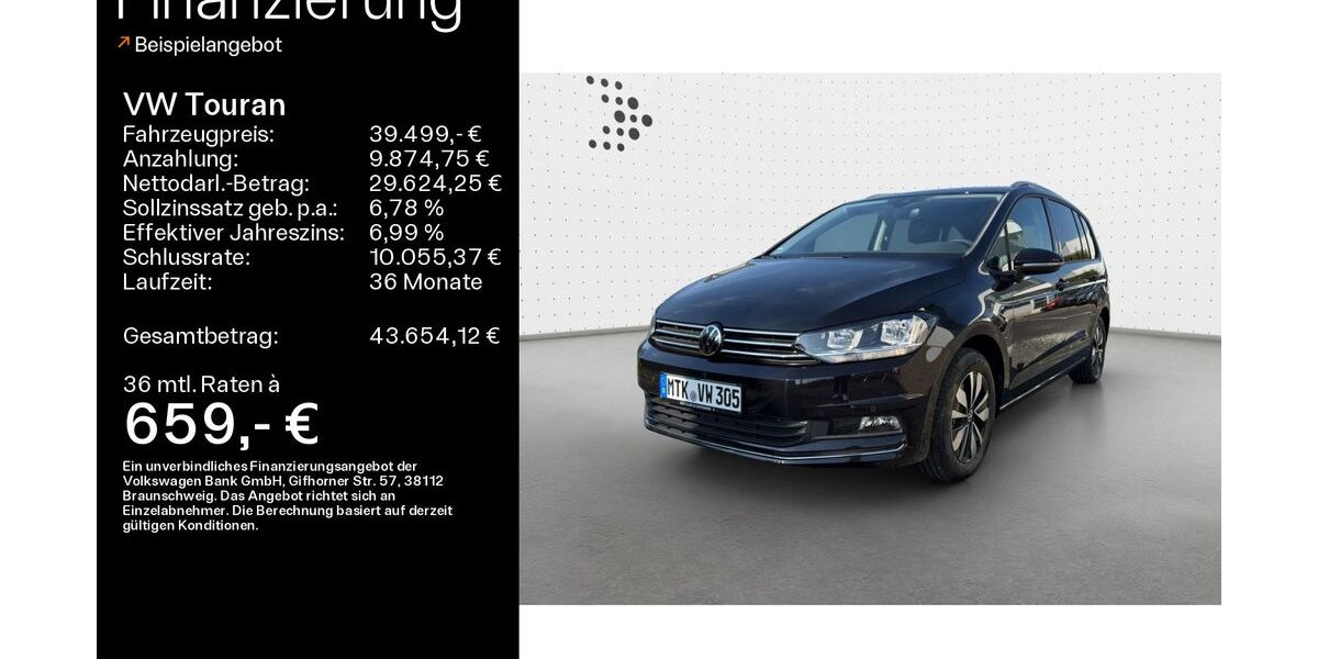 VW Touran 9.100 km 39.499 € Kelkheim 65779