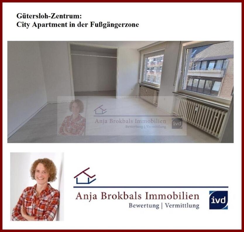 Gütersloh-Zentrum: City Apartment in der Fußgängerzone - geräumig und hell