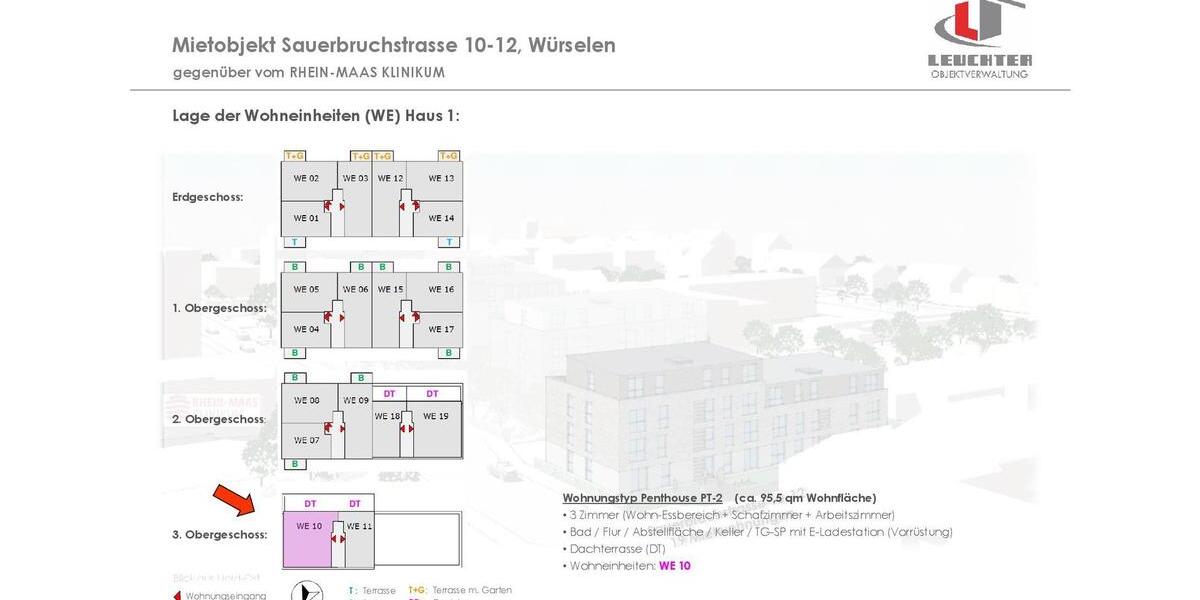 Einfamilienhaus Würselen - 3 Zimmer, 96 m&sup2;, 1.275&euro; | Angebot:26413080