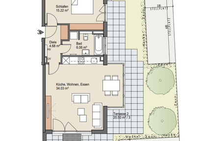 Kirchseeon Eglharting Attraktive 2-Zimmer Erdgeschoß Wohnung 2 zimmer