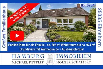 Haus Elmshorn Hainholz - 6.5 Zimmer, 206 m&sup2;, 449.000&euro; | Angebot:26919806