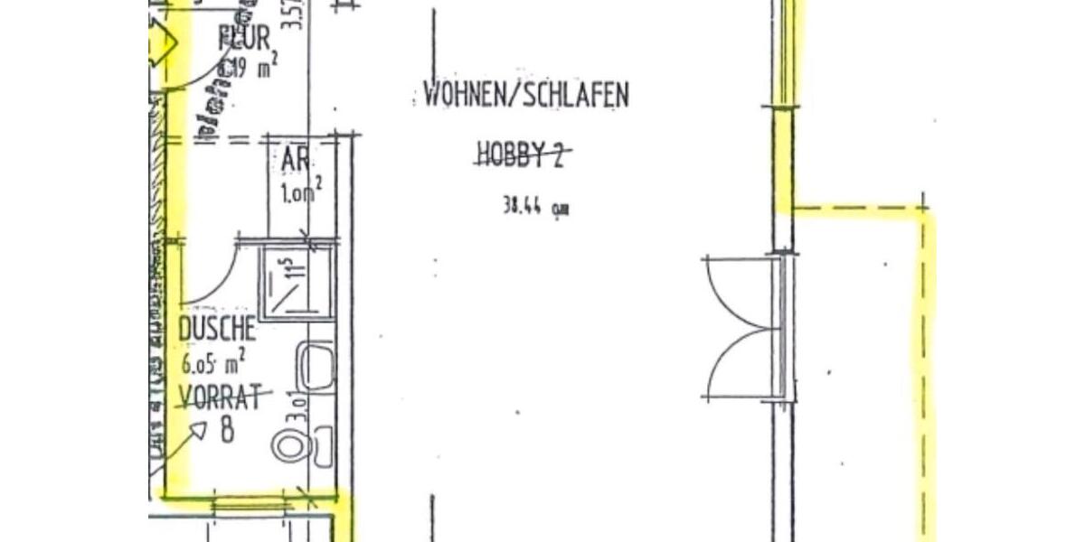 Etagenwohnung Niedernhausen - 1 Zimmer, 52 m&sup2;, 600&euro; | Angebot:26395167