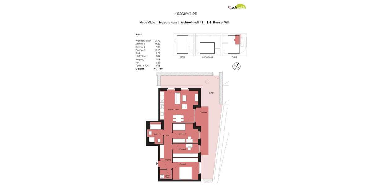 Neubau - Wohnen und investieren in der Stadt der Dichter und Denker! 3.5 zimmer