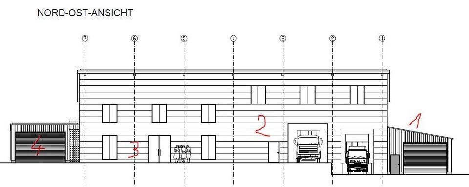 Vermietung Gewerbehalle Berching Miete Halle Büro Lager Hebebühne zimmer
