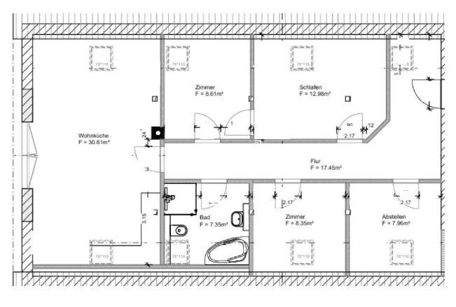 Dachgeschoßwohnung Lalendorf - 5 Zimmer, 93 m&sup2;, 1.325&euro; | Angebot:26249424