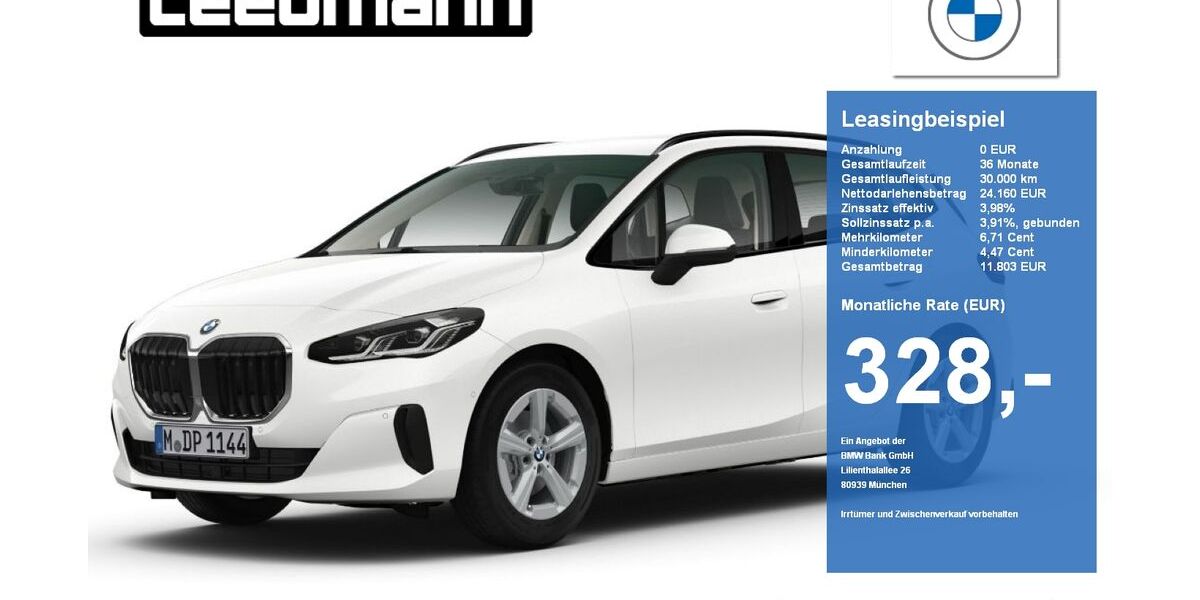 BMW 220 Active Tourer 7.982 km 28.750 &euro; Deggendorf 94469