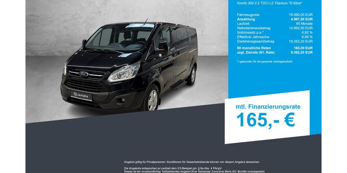 Ford Tourneo Custom 118.950 km 19.990 &euro; Lingen-Ems 49809