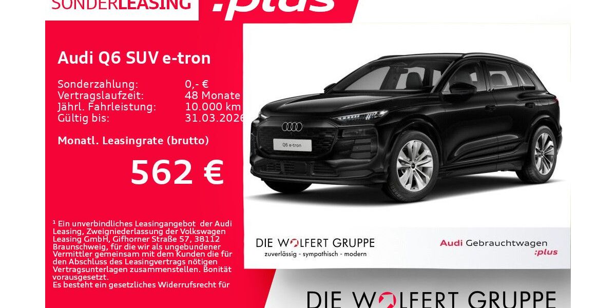 Audi Q6 e-tron 26.818 km 57.440 &euro; Großwallstadt 63868
