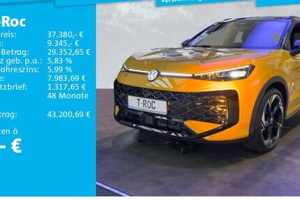 VW T-Roc 5.850 km 37.380 &euro; Hannover 30655