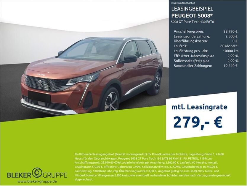 Peugeot 5008 22.516 km 28.780 € Münster - Amelsbüren 48163