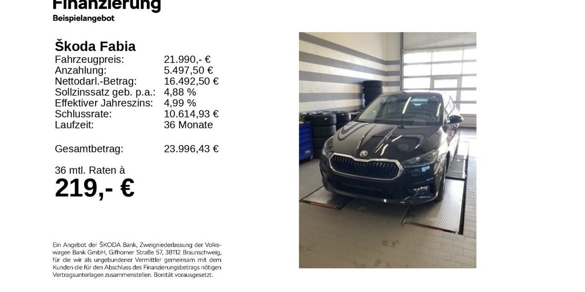 Skoda Fabia 18.529 km 21.690 &euro; Hildesheim 31137