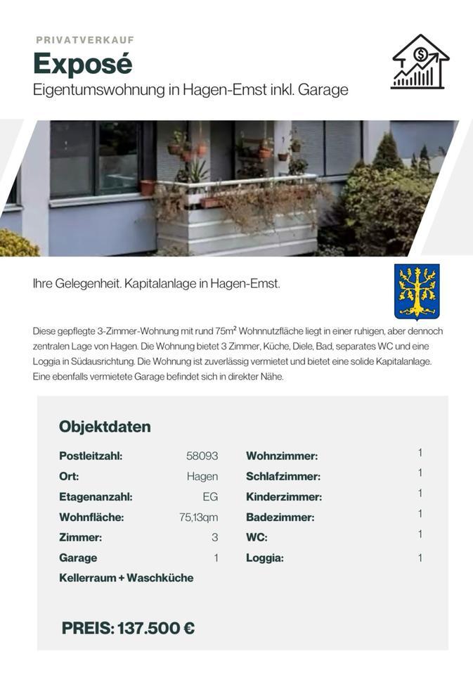 Eigentumswohnung in Hagen-Emst
