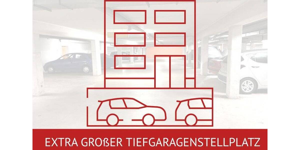 Gut gelegener, extra breiter Tiefgaragen-Stellplatz im Zentrum von Garching zimmer