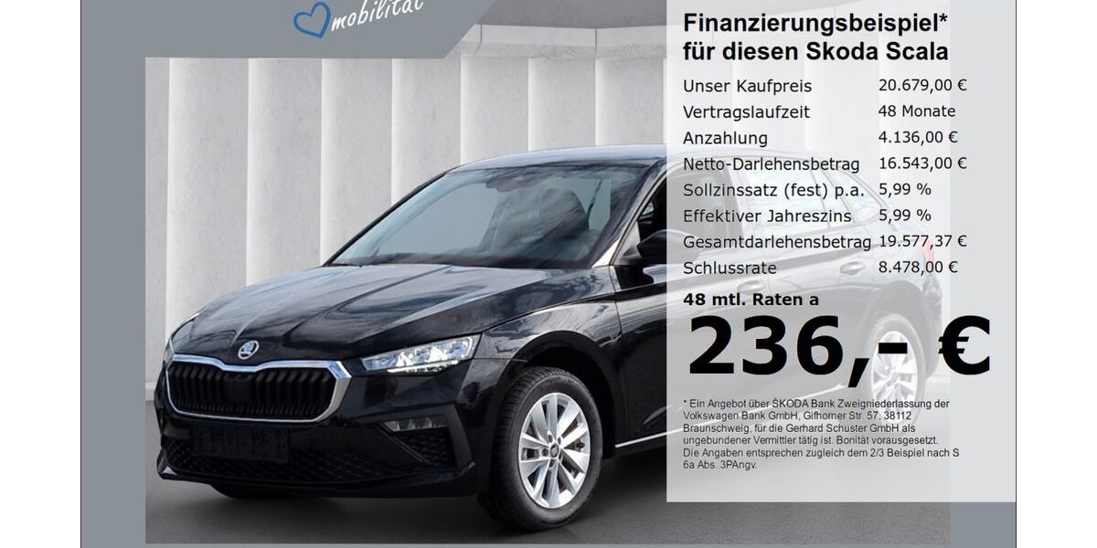 Skoda Scala 8.521 km 20.679 &euro; Ruhstorf 94099