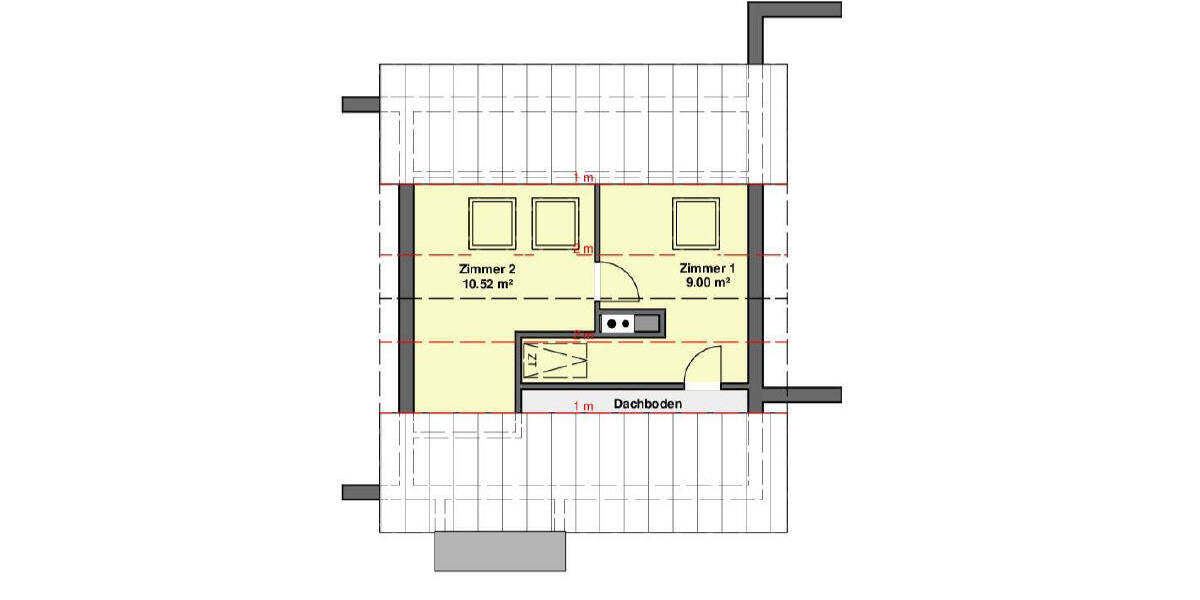 Reihenmittelhaus Detmold Klüt - 4 Zimmer, 105 m&sup2;, 210.000&euro; | Angebot:26290897