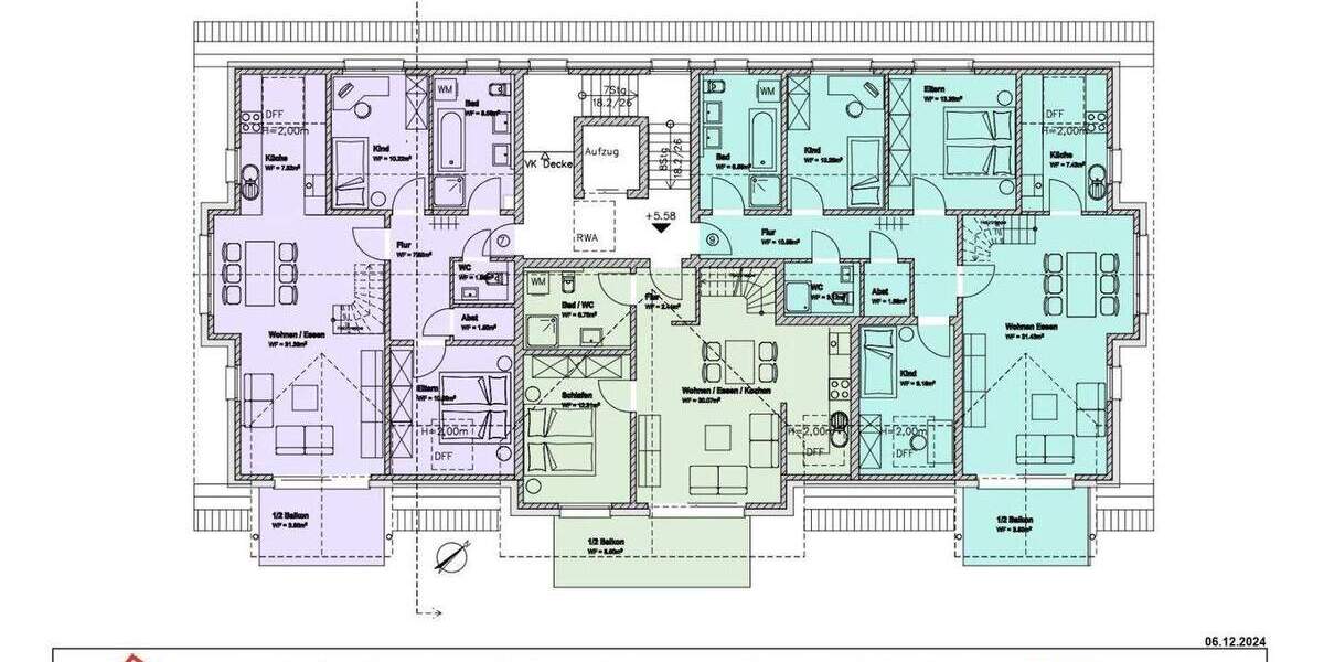 Etagenwohnung Unterlauchringen - 4 Zimmer, 112 m&sup2;, 456.000&euro; | Angebot:25744824