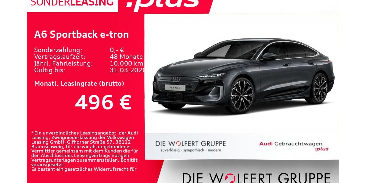Audi A6 e-tron 5.488 km 56.390 &euro; Großwallstadt 63868
