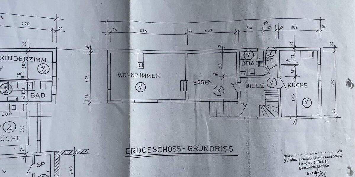Mehrfamilienhaus, Wohnhaus Buseck Alten-Buseck - 7 Zimmer, 280 m&sup2;, 309.000&euro; | Angebot:25782526