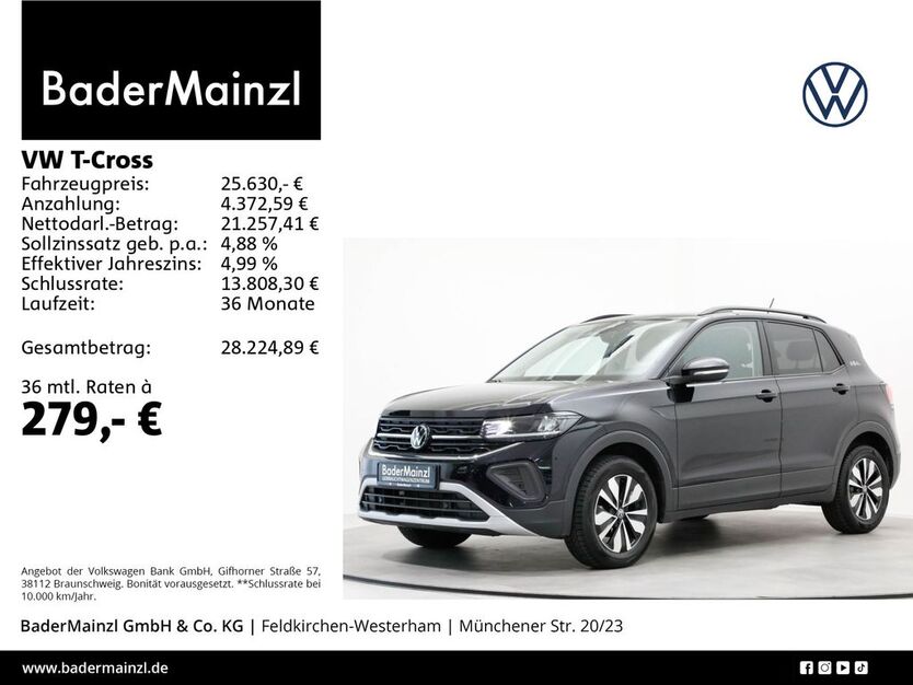 VW T-Cross 20.530 km 25.630 € Feldkirchen/Westerham 83620