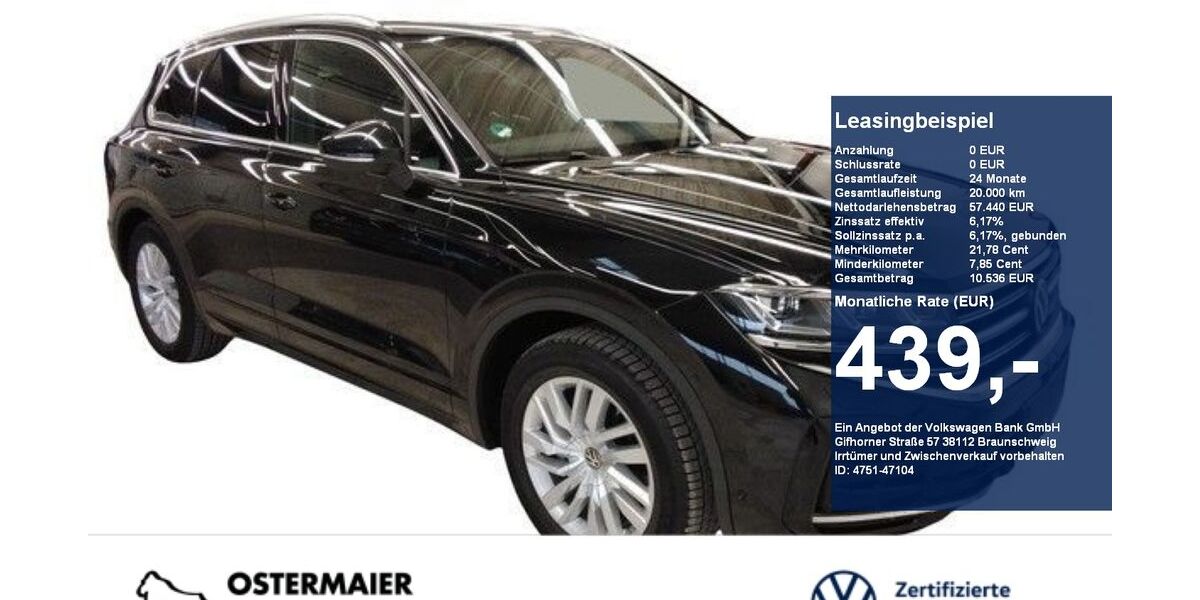VW Touareg 20.225 km 57.440 &euro; Vilsbiburg 84137