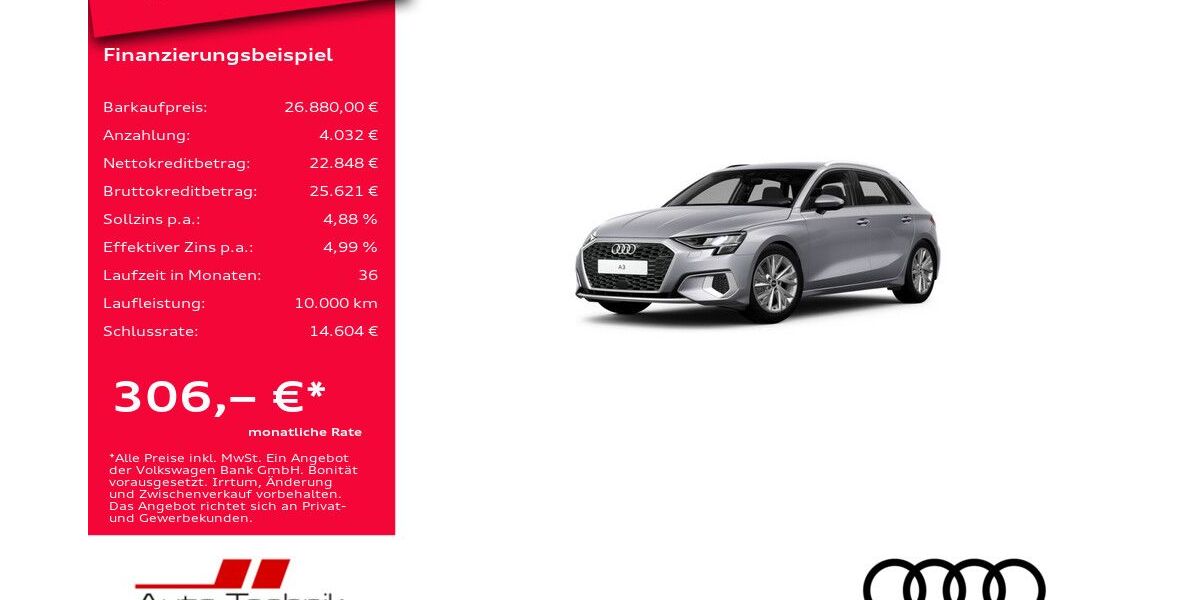 Audi A3 38.230 km 26.880 &euro; Wittenberge 19322