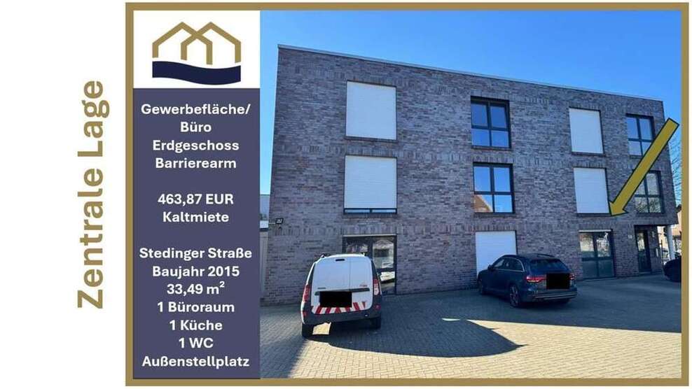 Büro in Oldenburg Osternburg 129.000 € 33.49 m²