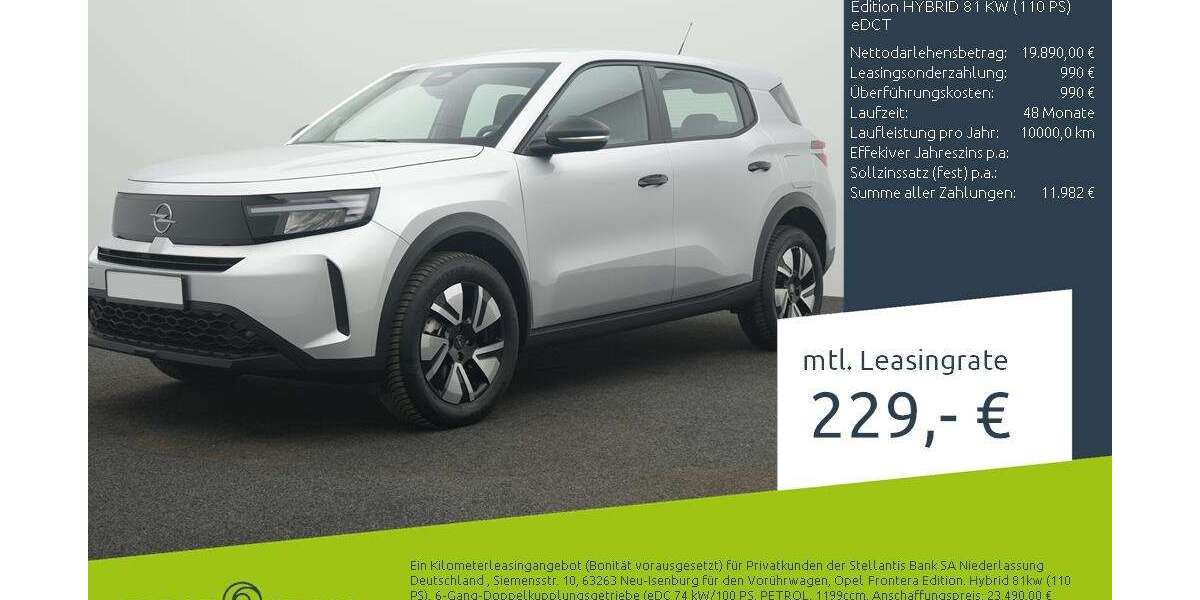 Opel Frontera 1.500 km 19.890 &euro; Borken 46325