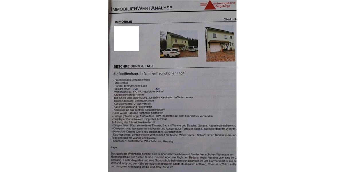 Einfamilienhaus Zwönitz - 239.000&euro; | Angebot:25403207