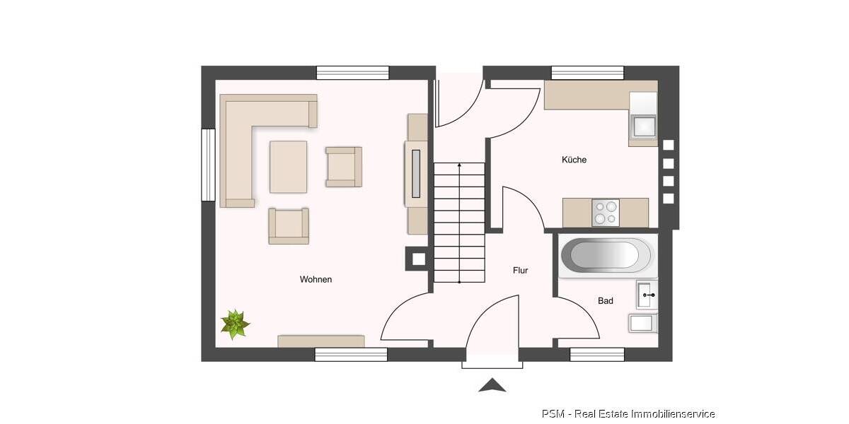 Reihenendhaus Frankfurt am Main / Frankfurter Berg Frankfurter Berg - 3 Zimmer, 70 m&sup2;, 549.000&euro; | Angebot:26902656