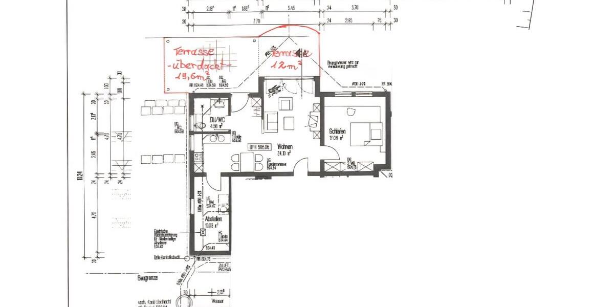 Erdgeschoßwohnung Haigerloch - 2.5 Zimmer, 76 m&sup2;, 750&euro; | Angebot:24731485