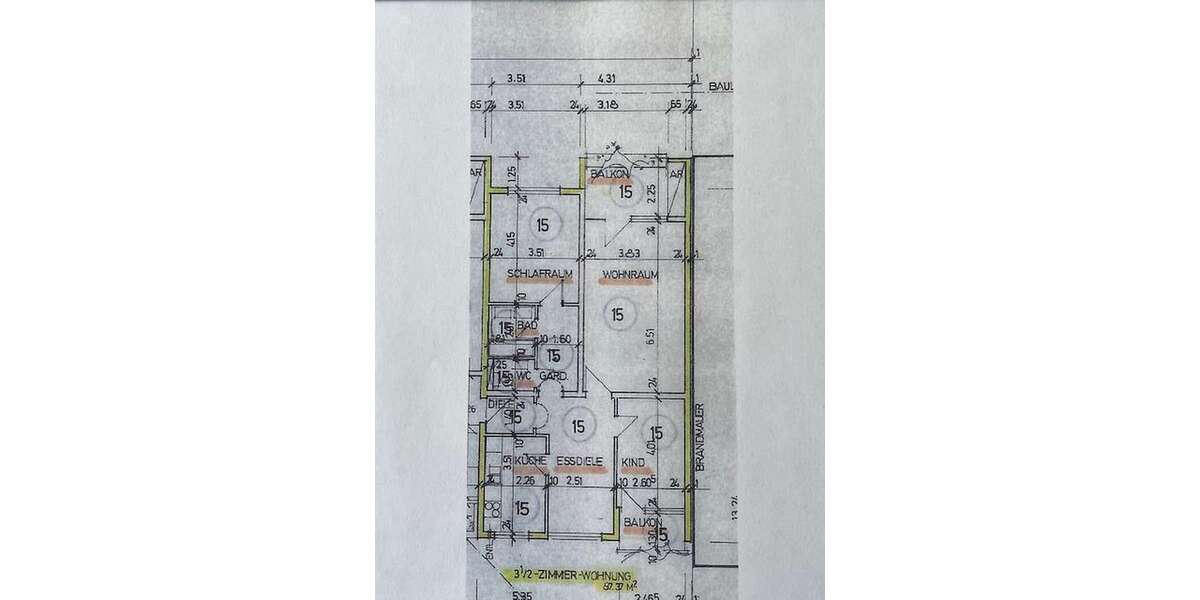 Etagenwohnung Stuttgart Vaihingen - 3.5 Zimmer, 87 m&sup2;, 1.200&euro; | Angebot:27125769