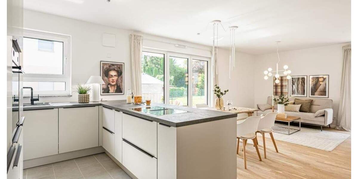 Terrassenwohnung Wiesbaden Biebrich - 4 Zimmer, 100 m&sup2;, 669.000&euro; | Angebot:25735203