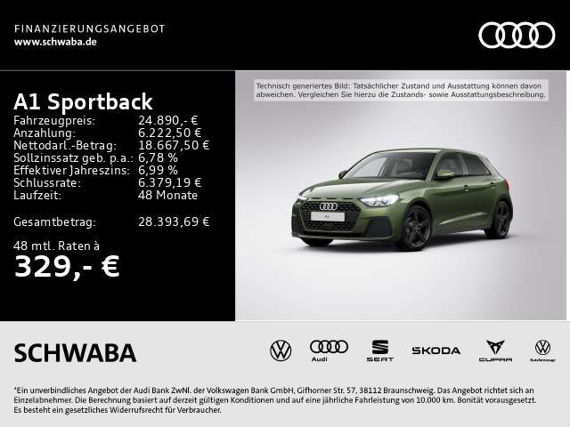 Audi A1 3.100 km 24.890 € Gersthofen 86368