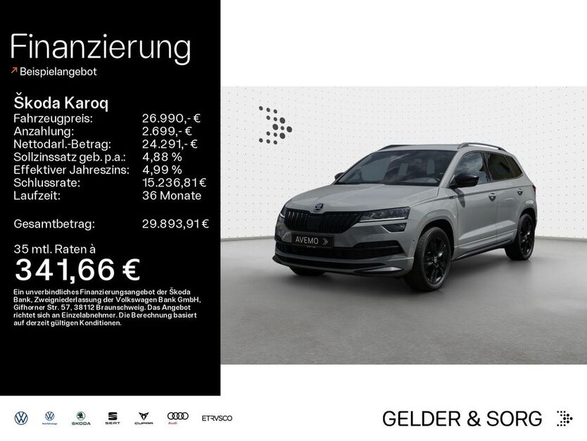 Skoda Karoq 71.900 km 26.990 € Bad Kissingen 97688