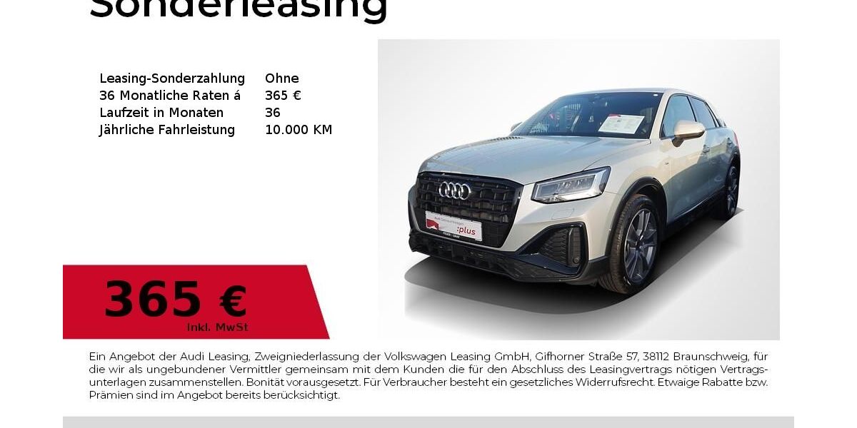 Audi Q2 6.989 km 33.820 &euro; Lauf an der Pegnitz 91207