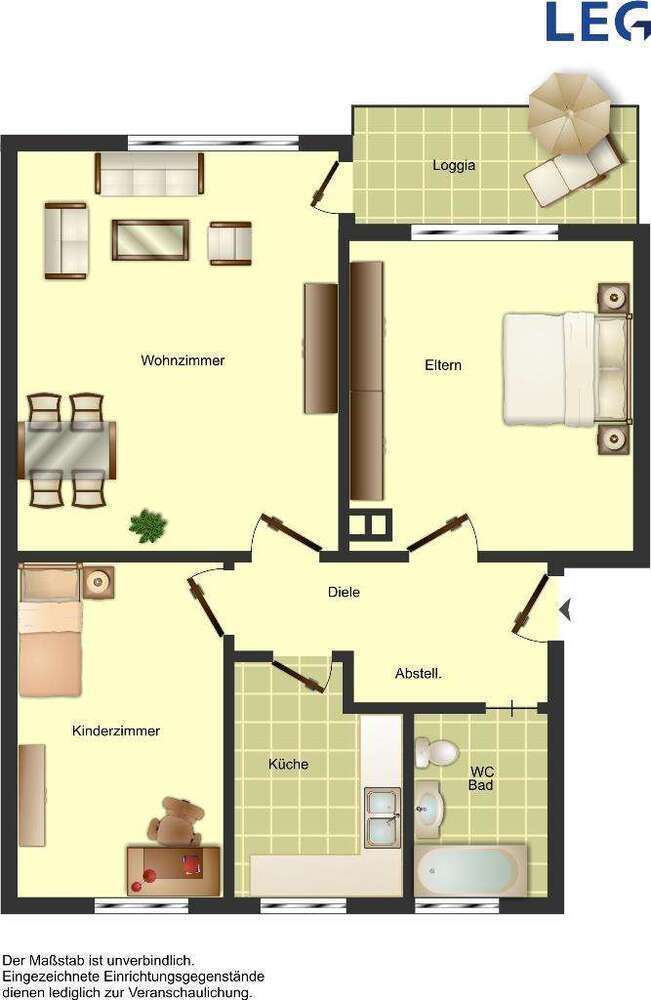 Wohnung zum Mieten in Bad Driburg 399 € 66 m²