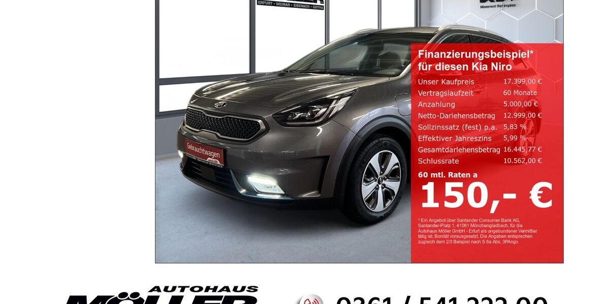 Kia Niro 70.862 km 16.999 &euro; Erfurt 99087