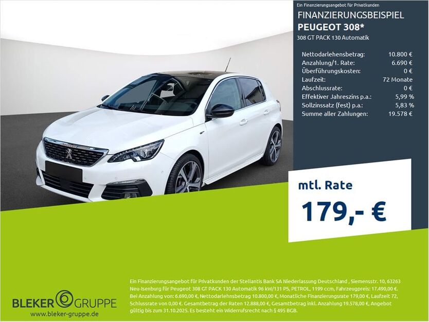 Peugeot 308 56.847 km 16.990 € Borken 46325