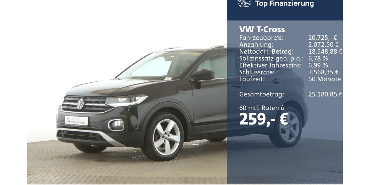 VW T-Cross 96.752 km 20.725 &euro; Buchholz 21244