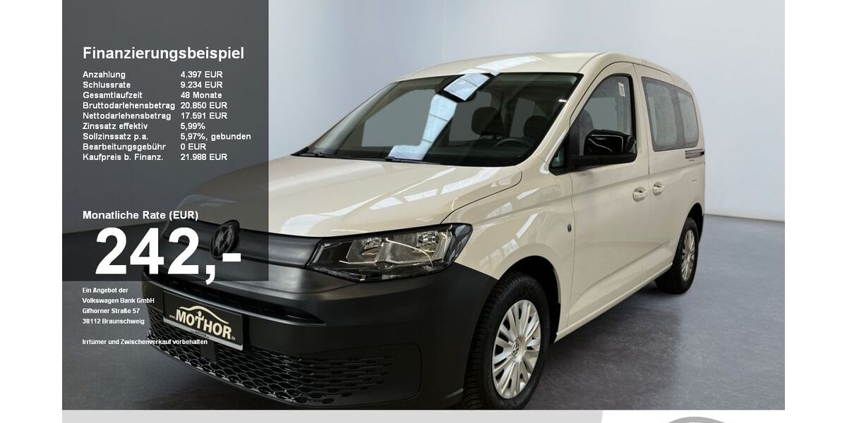 VW Caddy 24.399 km 21.838 &euro; Brandenburg 14770