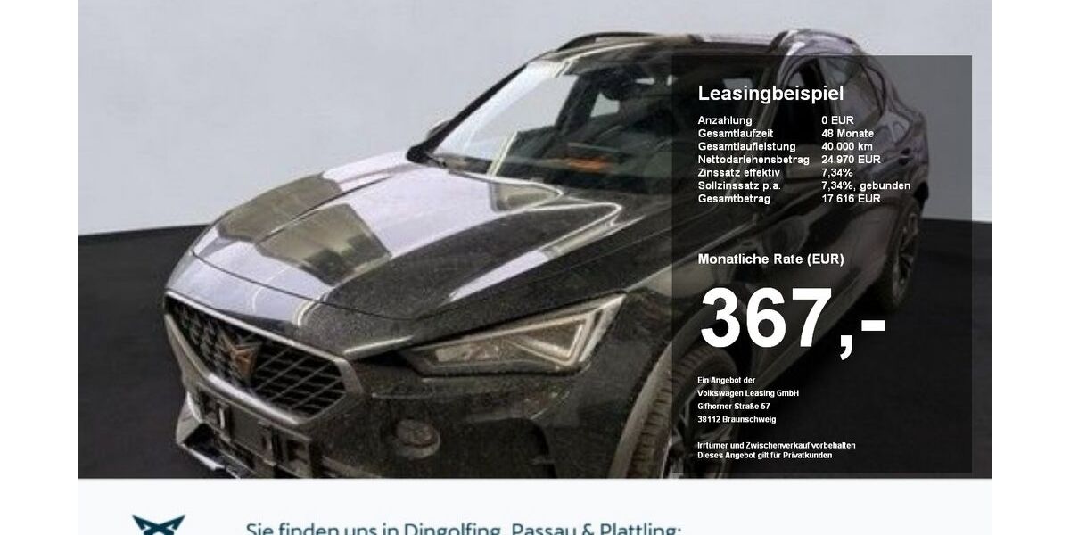 Cupra Formentor 56.491 km 24.970 &euro; Plattling 94447