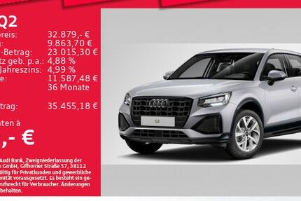 Audi Q2 22.375 km 32.879 &euro; Eching 85386