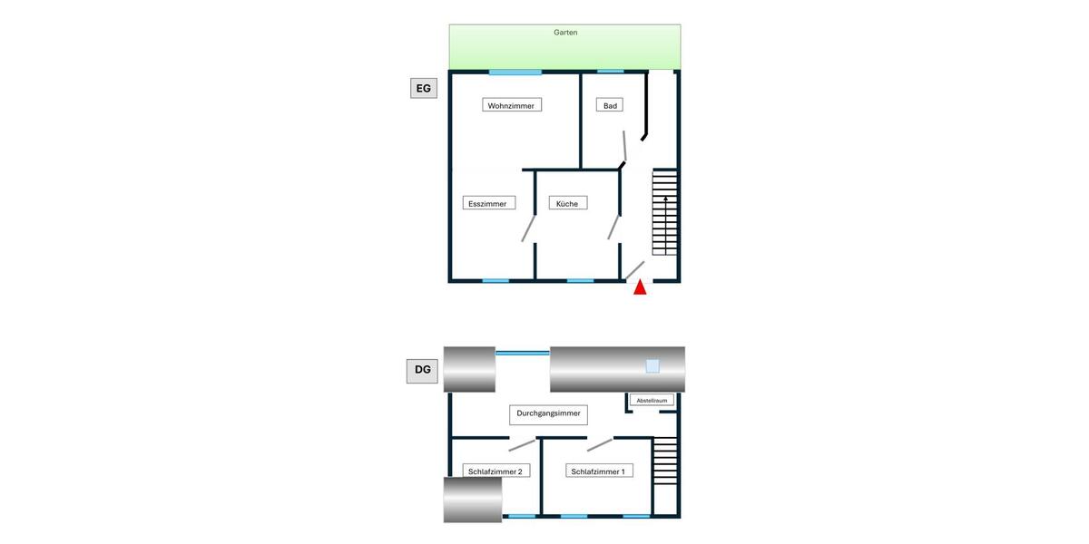 Reihenhaus Saarbrücken Dudweiler - 5 Zimmer, 110 m&sup2;, 85.000&euro; | Angebot:26780235