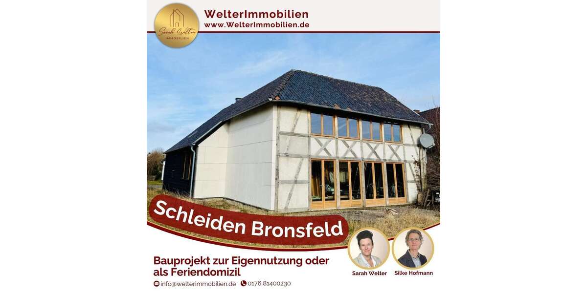 Einfamilienhaus Schleiden - 6 Zimmer, 106 m&sup2;, 135.000&euro; | Angebot:24973347