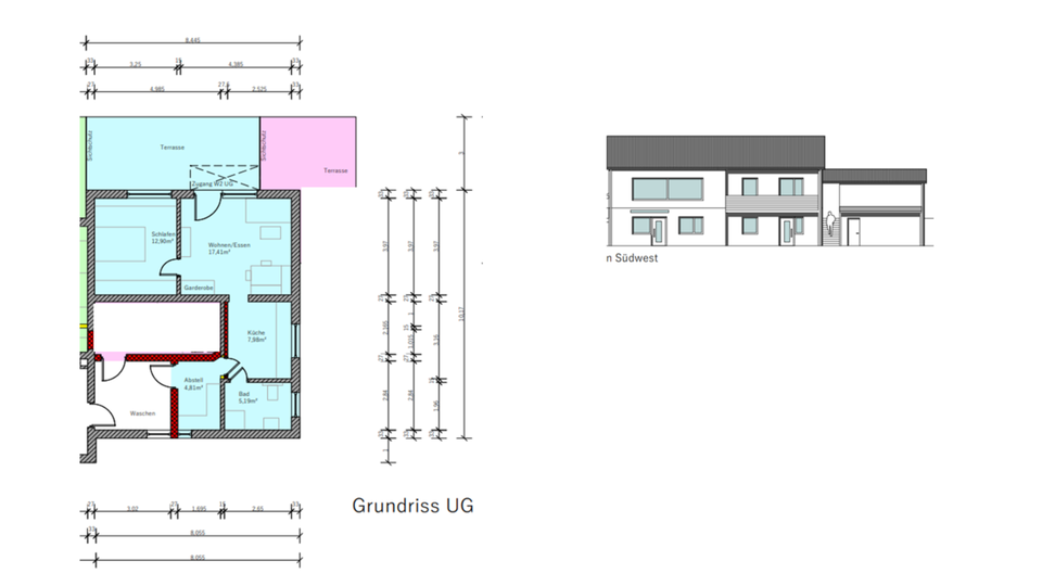 Etagenwohnung Wenzenbach - 2 Zimmer, 53 m&sup2;, 650&euro; | Angebot:25456511