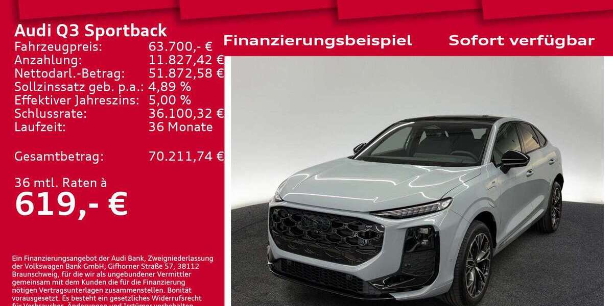 Audi Q3 6.001 km 63.700 &euro; Berlin 10587
